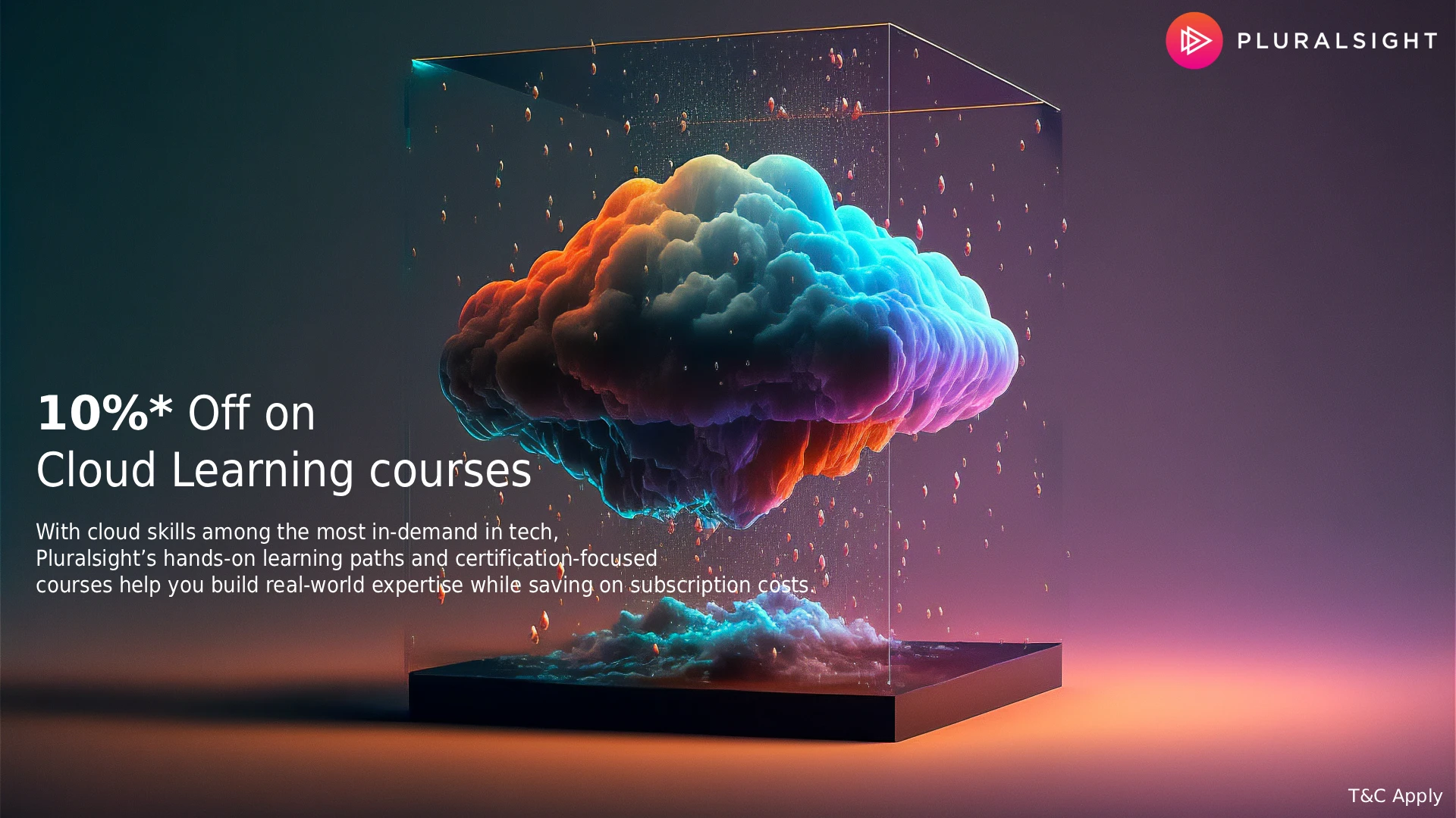 10% Off on Cloud Learning Paths at Pluralsight