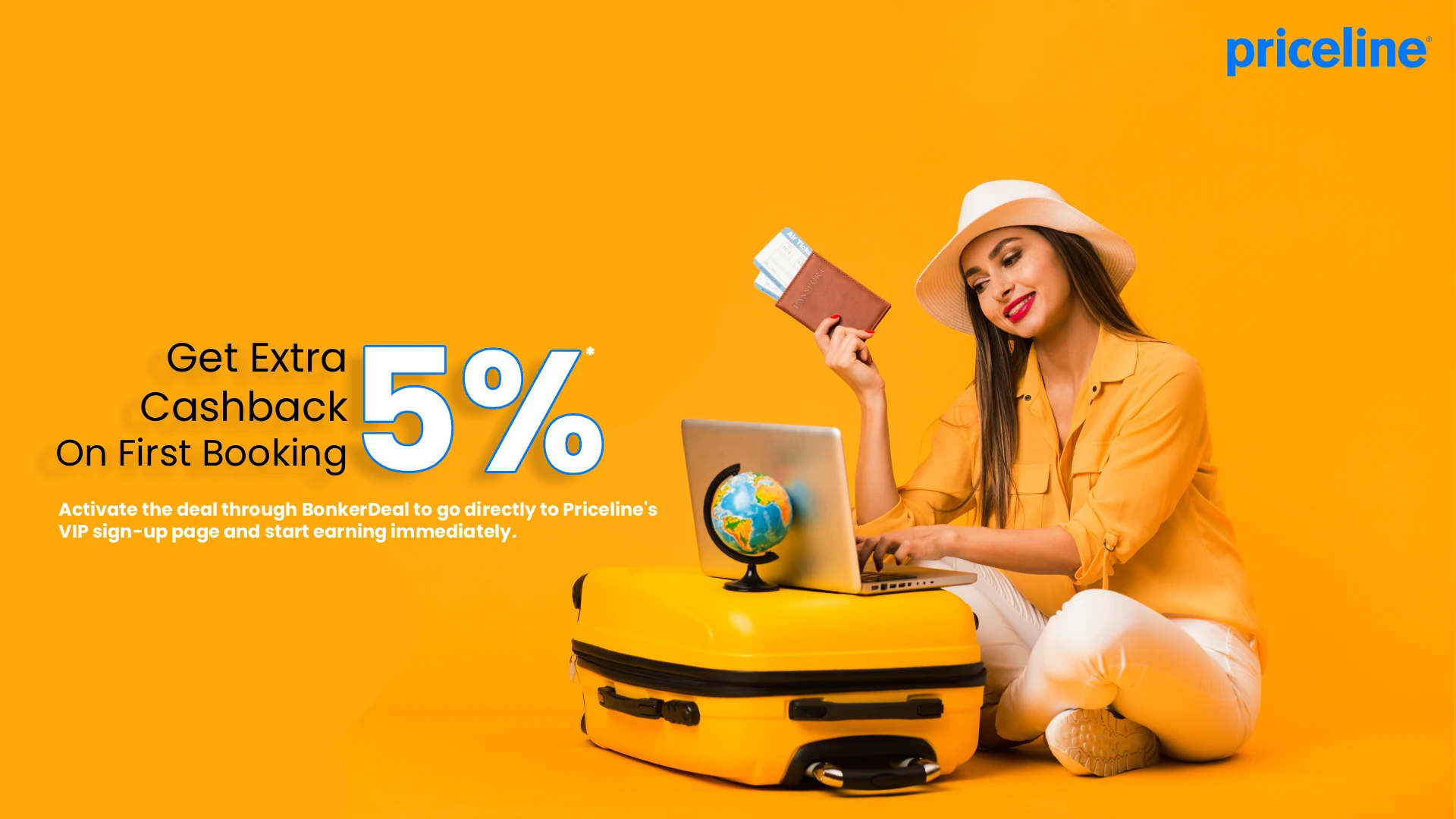 Priceline VIP Rewards: Extra 5% Cashback